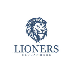 Lion king logo vector illustration