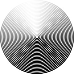 Circle lines gradient. Creative design