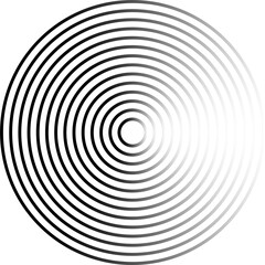 Circle lines gradient. Creative design