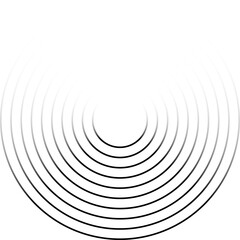 Circle lines gradient. Creative design