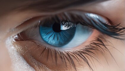 Naklejka premium Nahaufnahme vom Auge