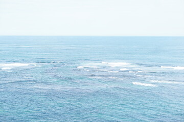 福島県いわき市の観光名所。三崎潮見台から眺めた海。