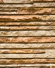 Layered Stone Wall