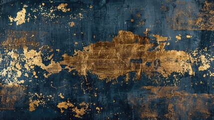 Gold abstract background. Generative AI