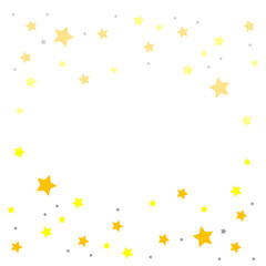 Festive background, many golden stars