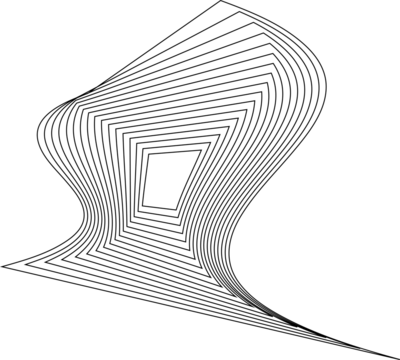 Distorted square pattern. Design elements