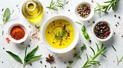Spices and herbs. Generative AI