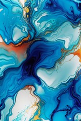 Digitally Created Liquid Paint Oil with a Rich and Creamy Look