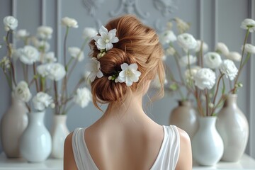 bride wedding hairstyle inspiration ideas