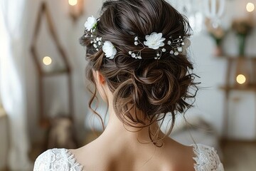 bride wedding hairstyle inspiration ideas