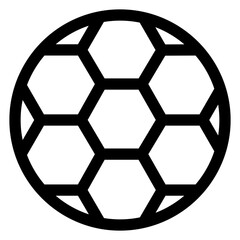 Obraz premium ball line icon isolated on white background