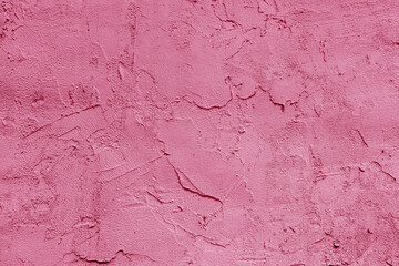 Obraz premium Pink plaster texture. Abstract construction design background.
