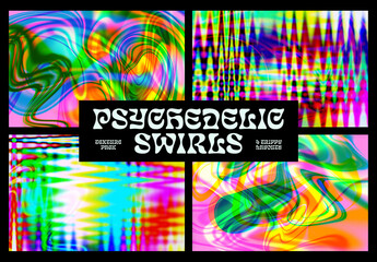 Set of Psychedelic Textures