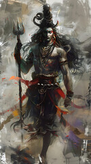Image of Lord Shiva, god of abundance. and protects the worshiper from illness