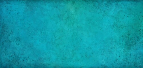 Abstract blue background pattern in grunge texture design, blue green and turquoise colors in mottled grungy painted illustration