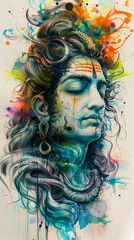 Image of Lord Shiva, god of abundance. and protects the worshiper from illness