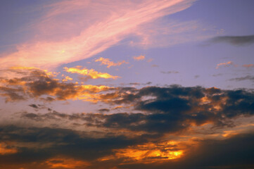 Fototapeta premium Sunset Clouds