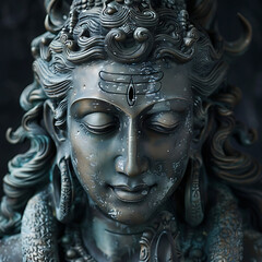 Image of Shiva, god of abundance. and protects the worshiper from illness