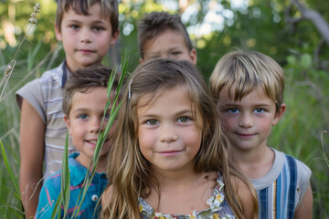 A blended family coming together after divorce and remarriage, navigating the complexities of step-parenting and co-parenting with grace, patience, and a shared commitment to the well-being of the