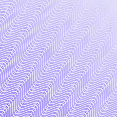 Naklejka premium Abstract background with waves. Vector banner with lines. Background for music album, poster, card, advertisement. Geometric element for design isolated on purple. Purple gradient