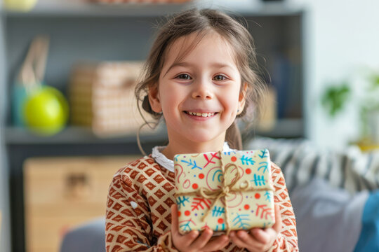 A handmade gift crafted by a child for their parents, a labor of love filled with creativity, thoughtfulness, and personal touches, presented with pride and excitement on Parents Day.