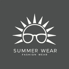 Free vector vintage summer emblem