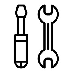 Repair Vector Line Icon Design