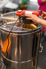 Machines and equipment for beekeeping. Equipment for honey production