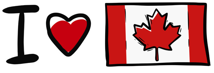 I love Canada, Separated vectors