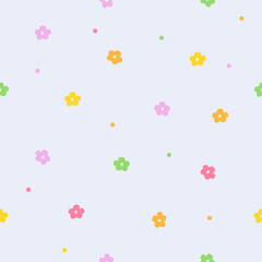 Spring Seamless floral pattern background