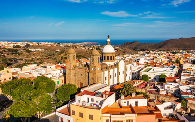 Aguimes town in Gran Canaria, Canary Islands, Spain. Historic centre of Aguimes (Gran Canaria)....