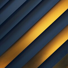 Navy Diagonal Overlapped Layers on a Glowing Gold Background