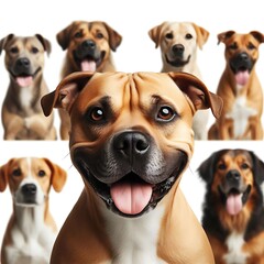 Many dogs with their tongue out image realistic harmony meaning image.