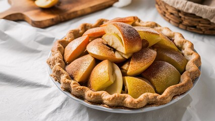 Rustic Charm: A Mouth-Watering Apple Pie Delight