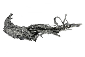 99.9% fine samarium isolated on white background