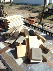 Scrap Wood on Table Top