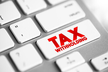 Tax Withholding is a set amount of income tax that an employer withholds from an employee's...