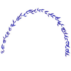 Obraz premium blue ribbon