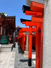 Anamori Inari Shrine (Ota-KU, Tokyo) japanese garden gate