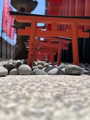 Anamori Inari Shrine (Ota-KU, Tokyo) japanese stone bridge