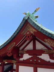 Anamori Inari Shrine (Ota Ward, Tokyo) japanese temple building