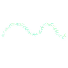 ribbons on white background