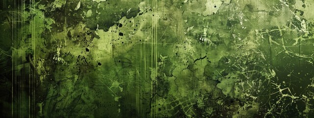 abstract grunge green army background. background texture with dark green