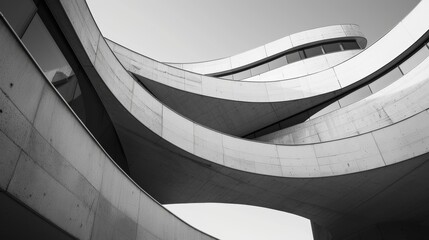 Obraz premium Abstract background with modern architecture