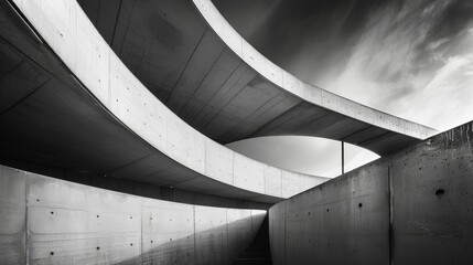 Abstract background with modern architecture