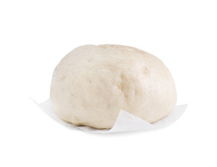 Delicious chinese steamed bun isolated on white