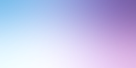 White light background banner with shades of purple and blue