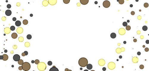 Sparkling Jubilation: Breathtaking 3D Illustration of Sparkling gold Confetti Celebration