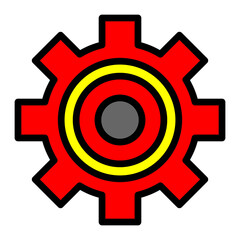 Configuration Line Filled Icon Design