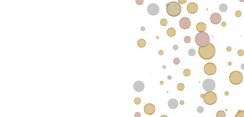 Sparkling Jubilation: Breathtaking 3D Illustration of Sparkling gold Confetti Celebration